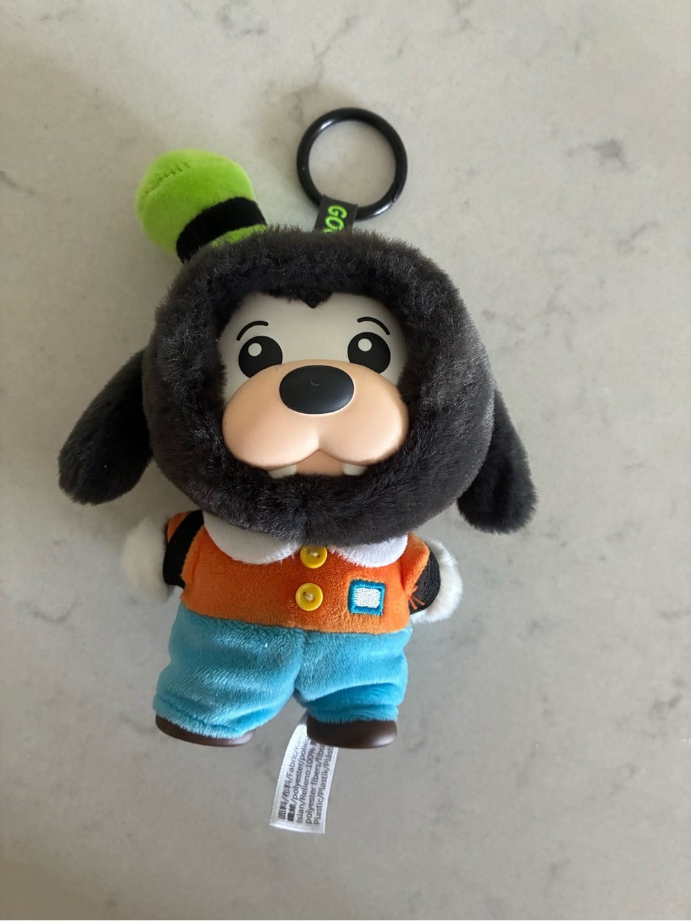 TOP TOY Disney Mini Backpack Series Vinyl Plush Keychain Goofy